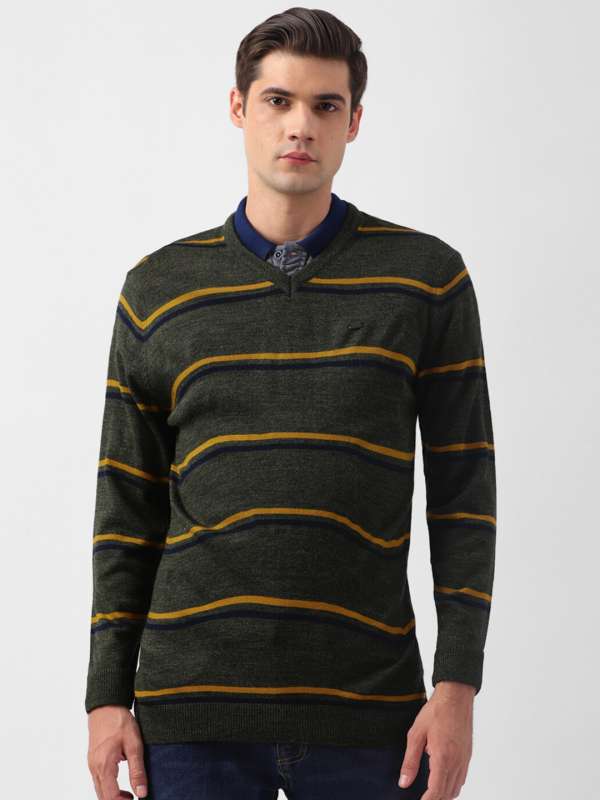 Green Men Winter Wear Peter England Casuals Buy Green Men Winter