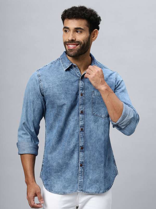 Shirts on light blue jeans new arrivals
