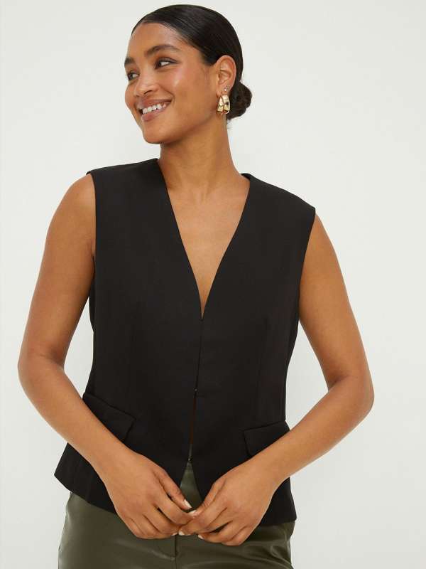 Womens sleeveless new arrivals waistcoat