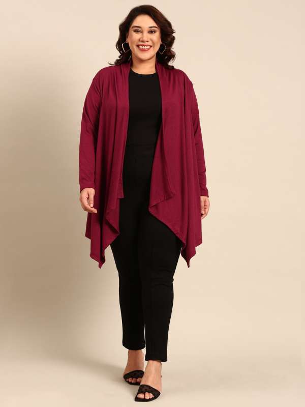 Pink plus best sale size shrug