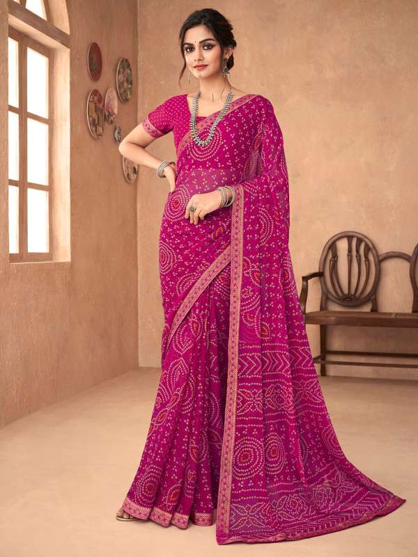 Bandhej Saree Buy Bandhej Saree online in India