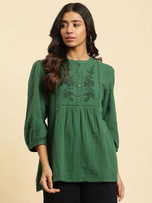 W tops in myntra 2025
