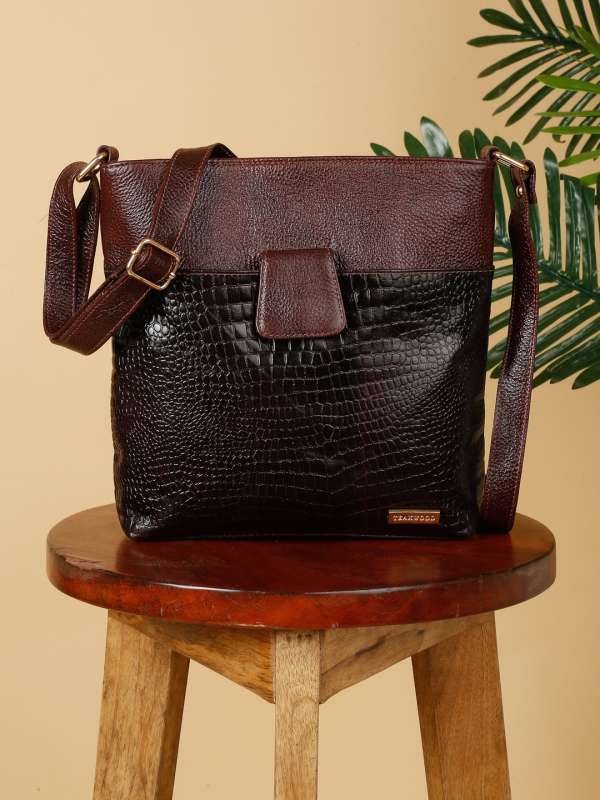 Leather Handbags Buy Leather Handbags Online Myntra
