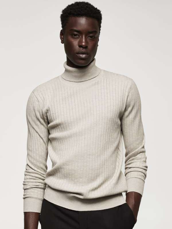 Mango white turtleneck cheap