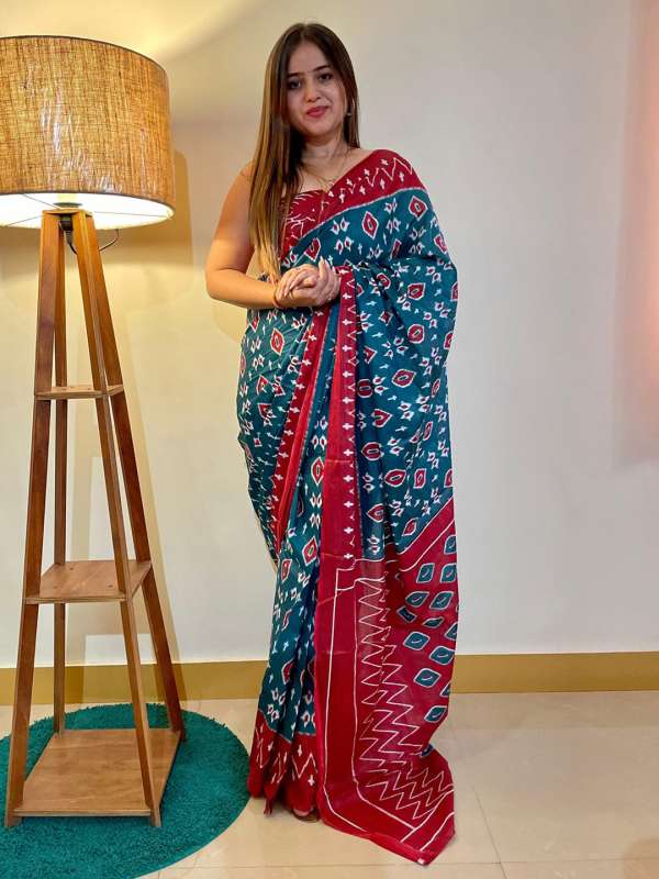 Cotton saree under 200 on sale