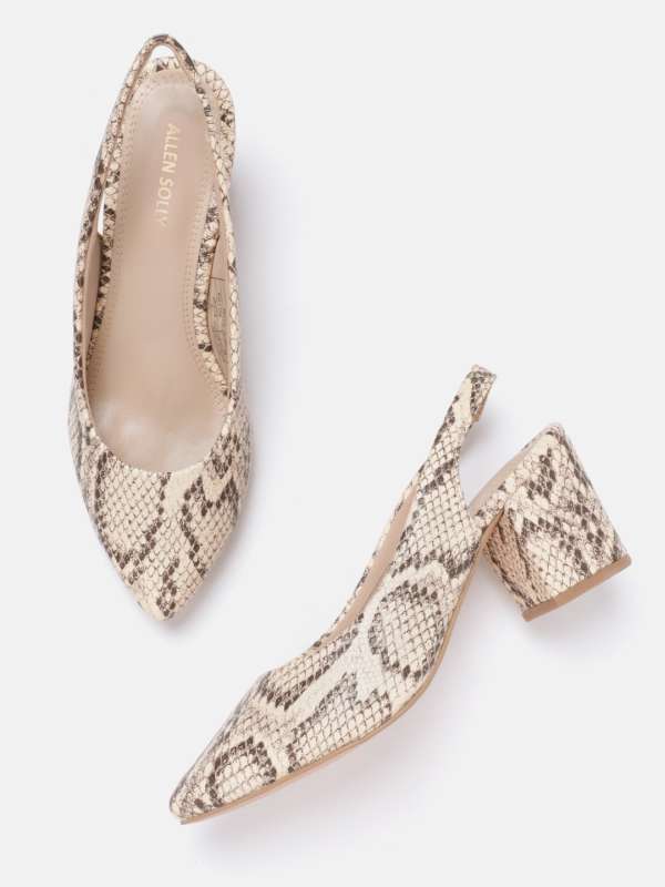 Flat snake print shoes sale