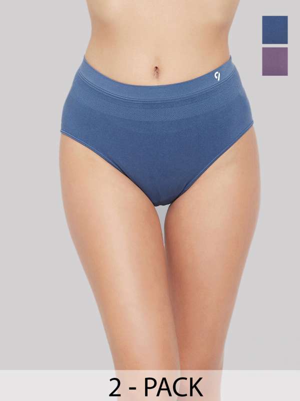 Buy Bodycare Pack Of 3 Solid Mid Waist Hipster Panty - Assorted Online at  Low Prices in India 