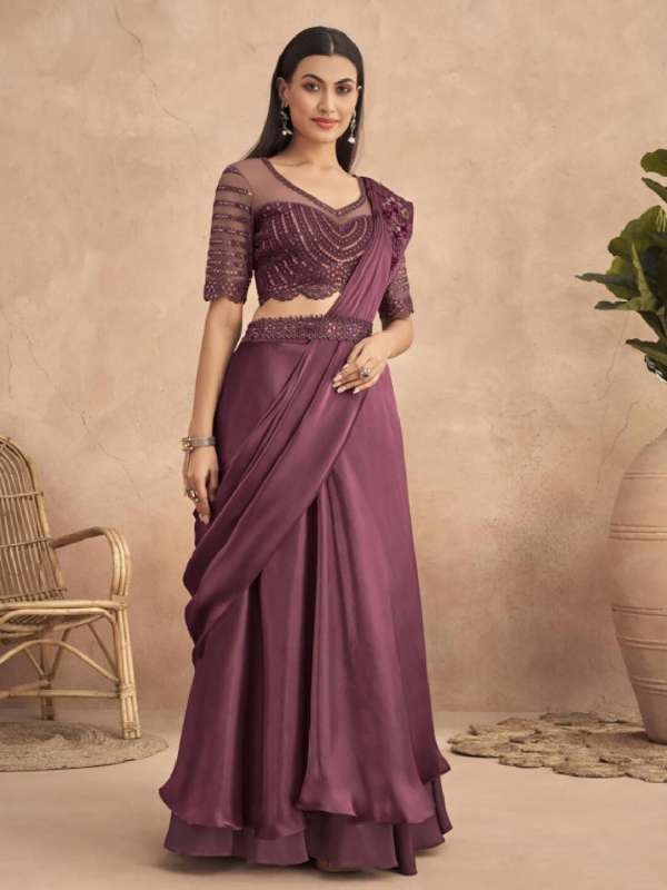 Lehenga style deals saree online shopping