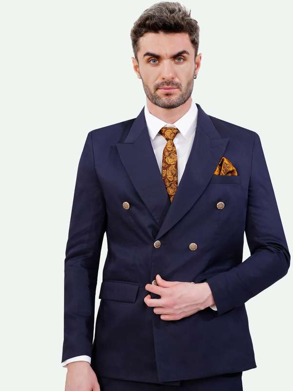 Double breasted top suit online