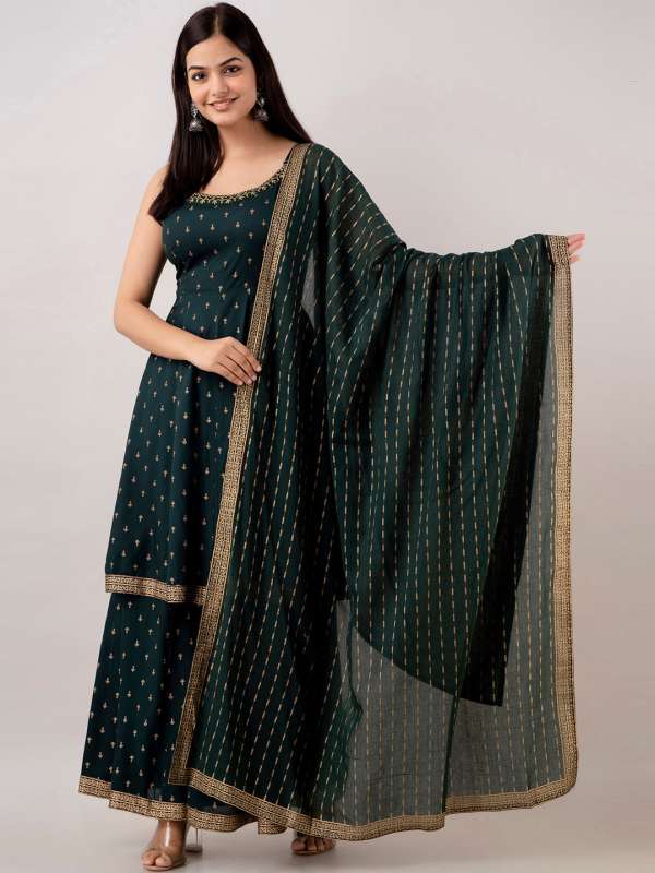 Sharara suit myntra sale