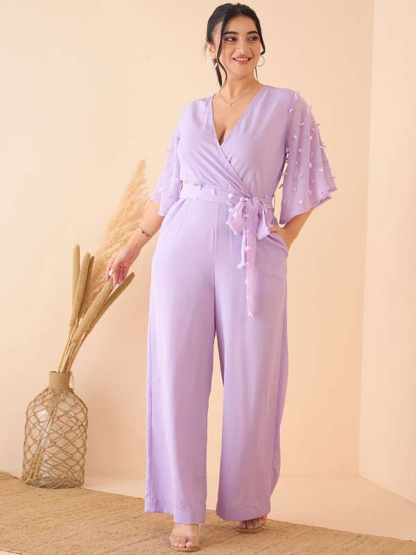 Nike jumpsuit womens purple top