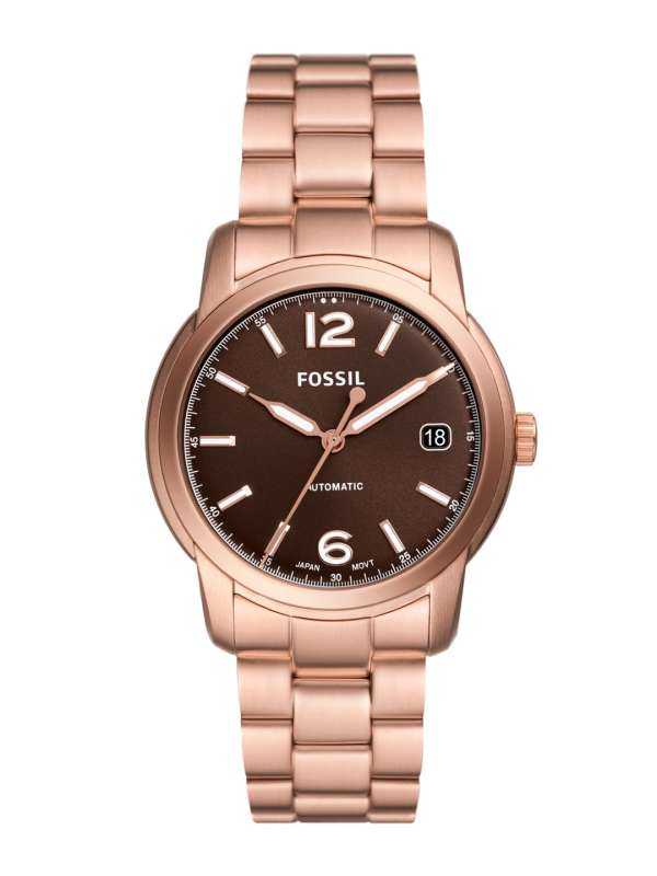 Fossil georgia rose gold women's watch best sale