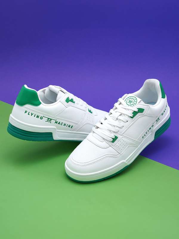 Flying machine white sneakers discount