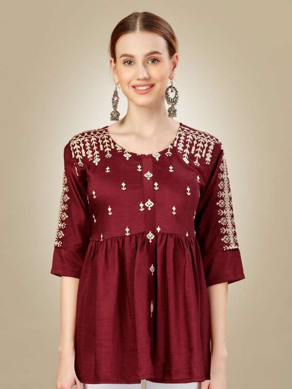 Anouk Orange Kurtis Buy Anouk Orange Kurtis online in India