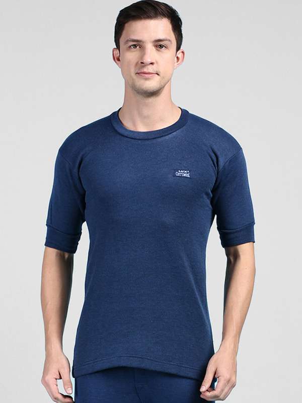 Buy Lux Inferno Men Cotton Thermal Top - Grey Online at Low Prices in India  
