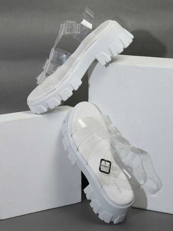 Forever 21 white heels on sale