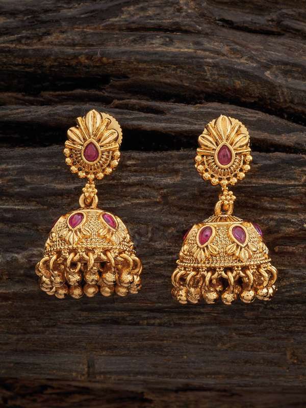Buy Gold Earrings for Women by Kushal's Fashion Jewellery Online | Ajio.com-happymobile.vn