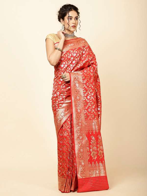 Meena bazaar banarasi best sale sarees