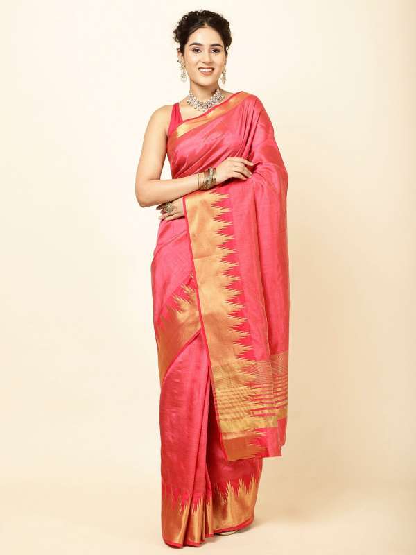 Meena Bazaar Sarees Buy Meena Bazaar Sarees Online in India Myntra