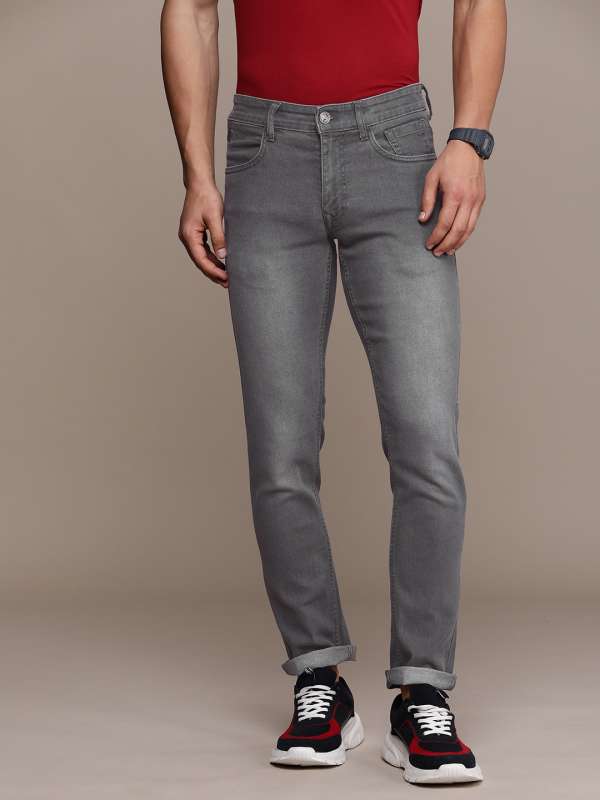 WROGN Slim Men Dark Grey Jeans - Buy WROGN Slim Men Dark Grey Jeans Online  at Best Prices in India