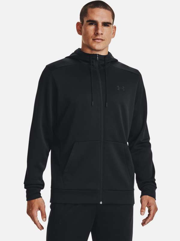 Hooded sweatshirt Under Armour UA Essential Fleece FZ Hood-NVY 