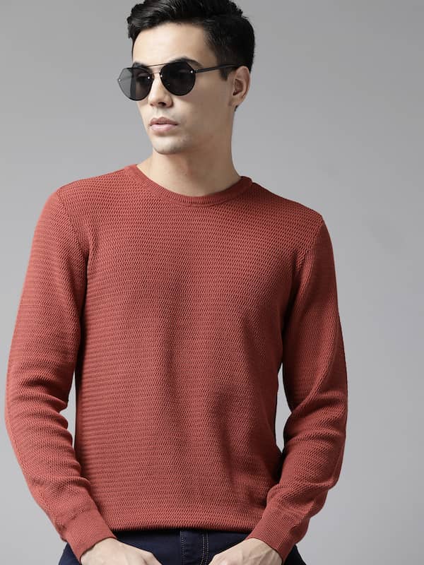 Men Crew Neck Sweaters - Buy Men Crew Neck Sweaters online in India