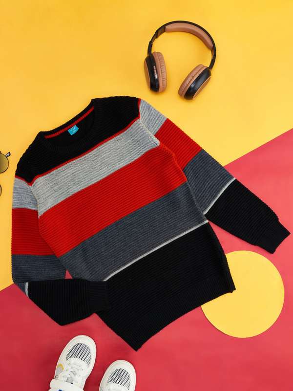 Boys black sweater store