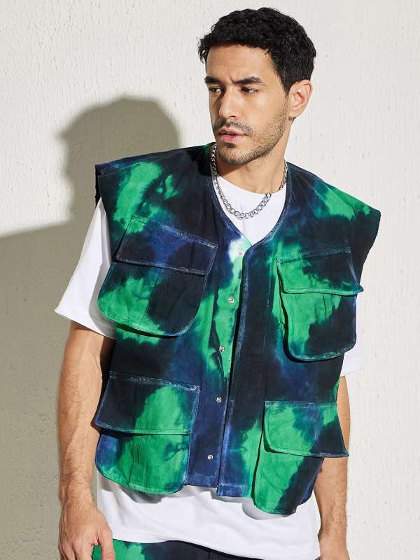Mens jacket without collar discount