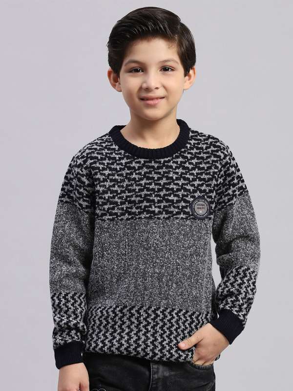Grey sweater deals for boys