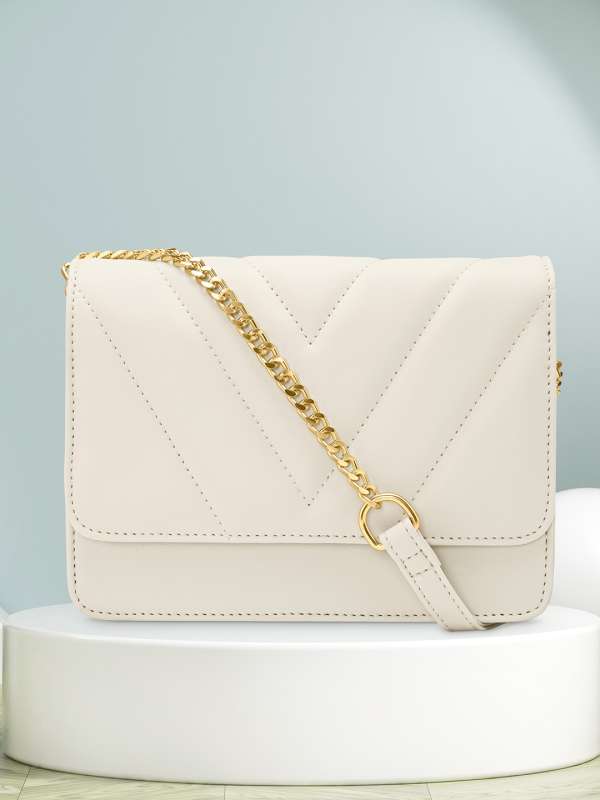 White colour store sling bag