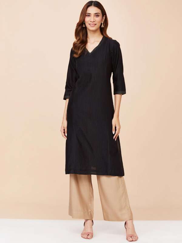 Fabindia black kurta store