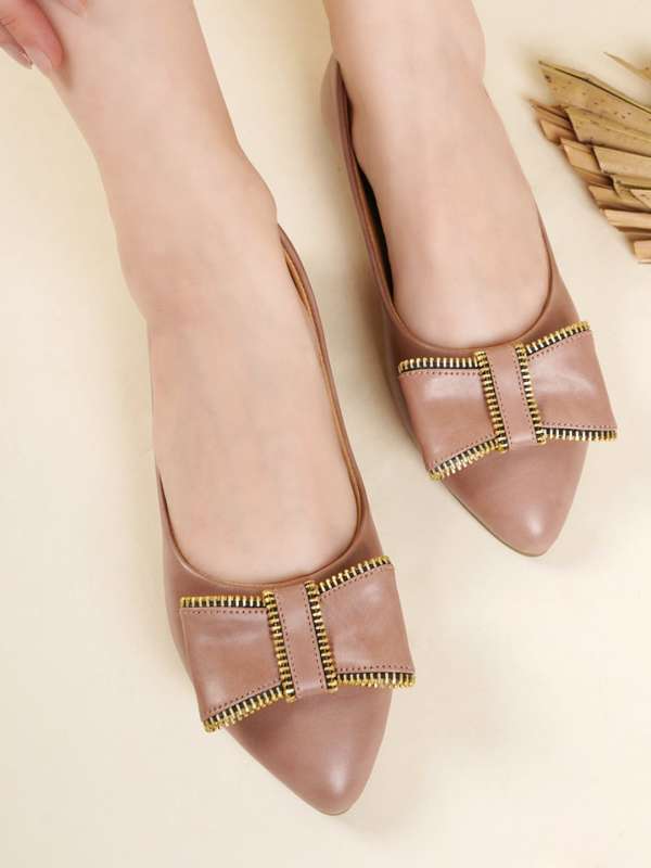 Off White Peach Women Belly Shoes Dressberry Buy Off White Peach Women Belly Shoes Dressberry online in India