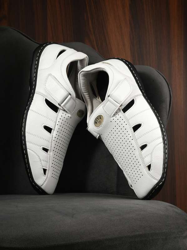 All white mens sandals hot sale
