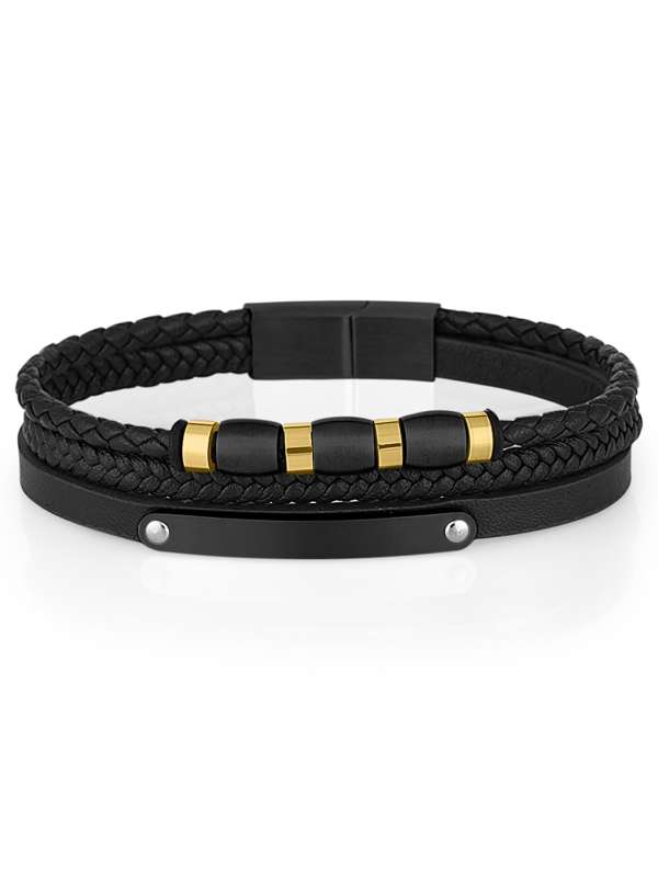 Unisex leather best sale bracelets