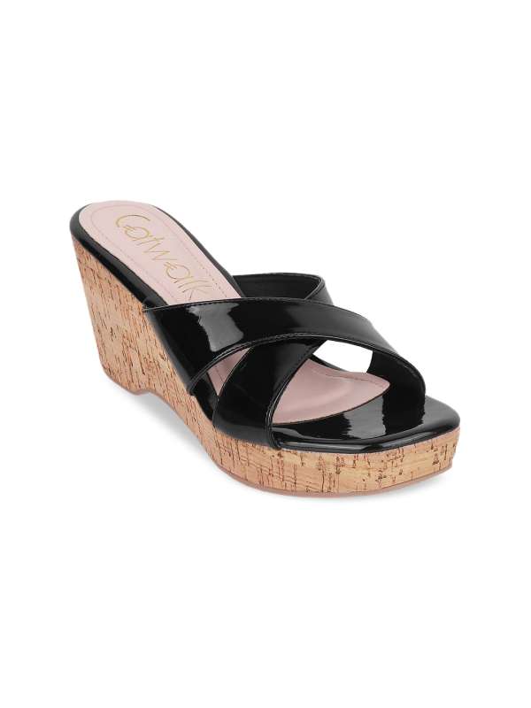 Catwalk Black Solid Heels 7150934.htm Buy Catwalk Black Solid Heels 7150934.htm online in India