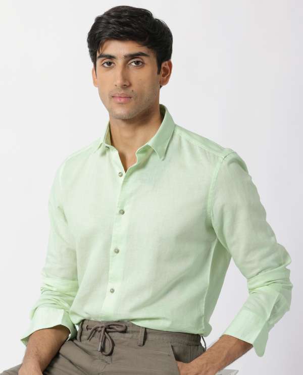Myntra linen shirts store