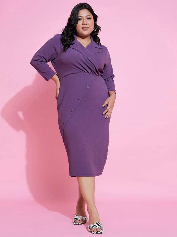 Plus size dresses myntra sales