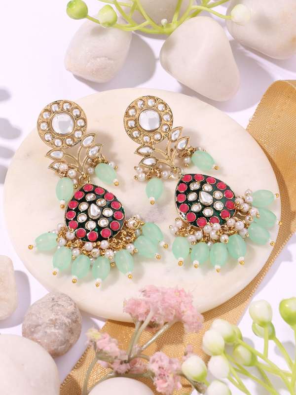 Pista green earrings outlet
