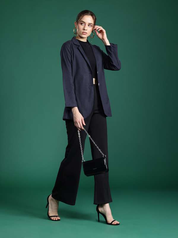 Navy blue hotsell blazer outfit female