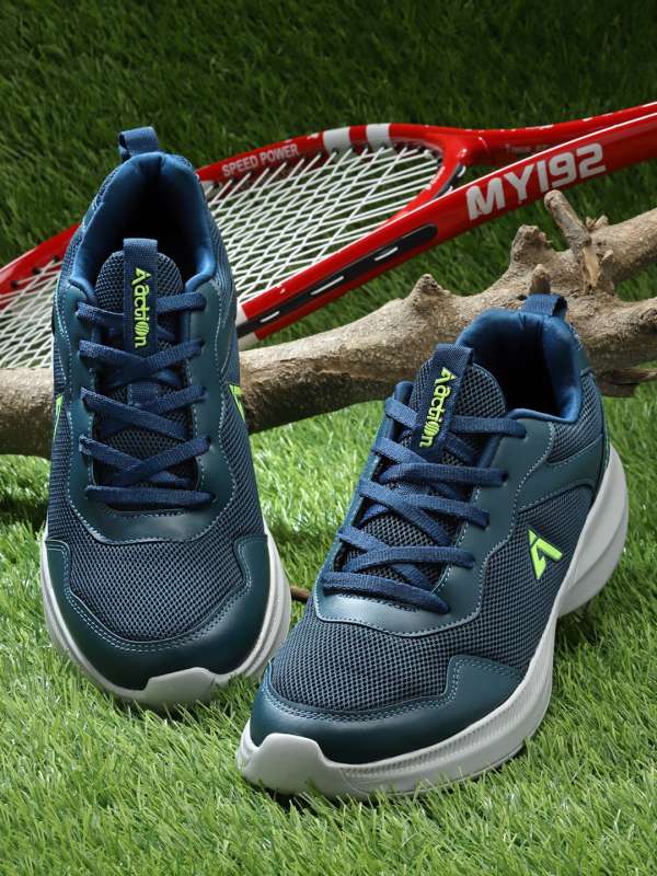 Navy blue running shoes on sale
