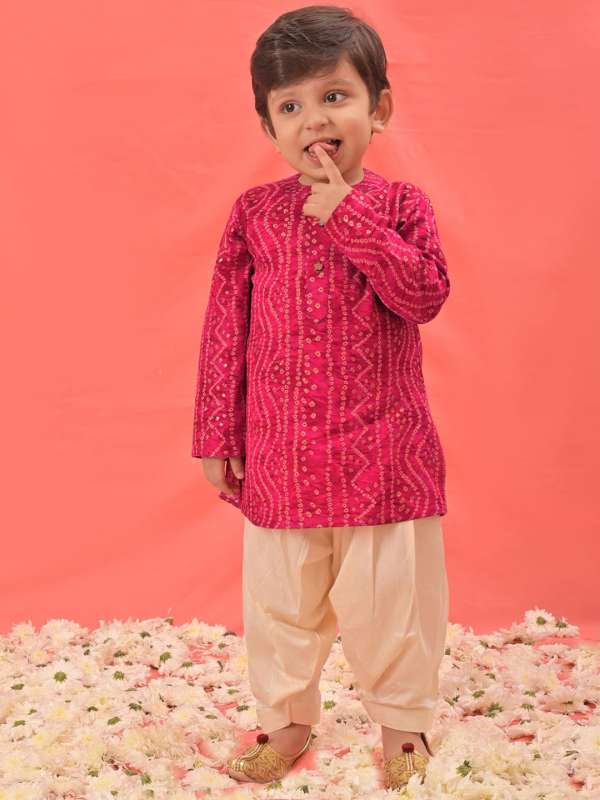 Pink Boys Kurtas Sets Buy Pink Boys Kurtas Sets online in India