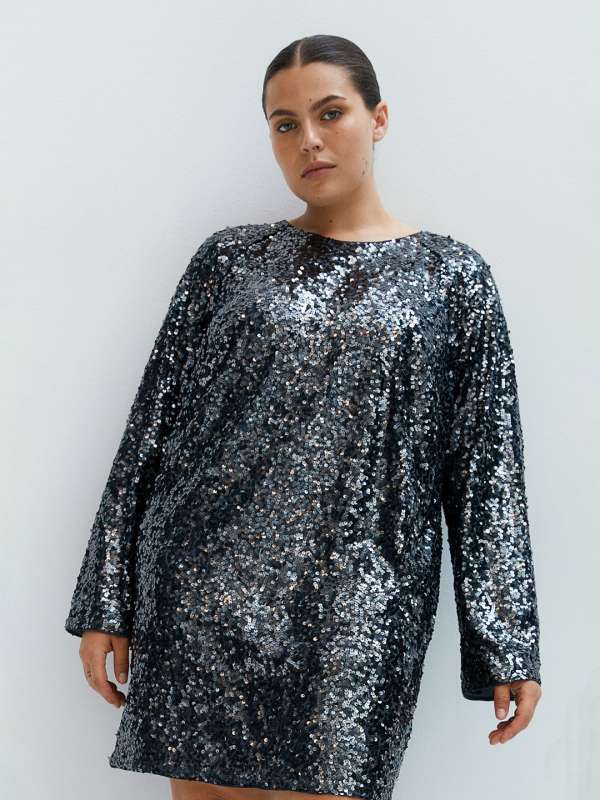 H & m sequin hot sale dress