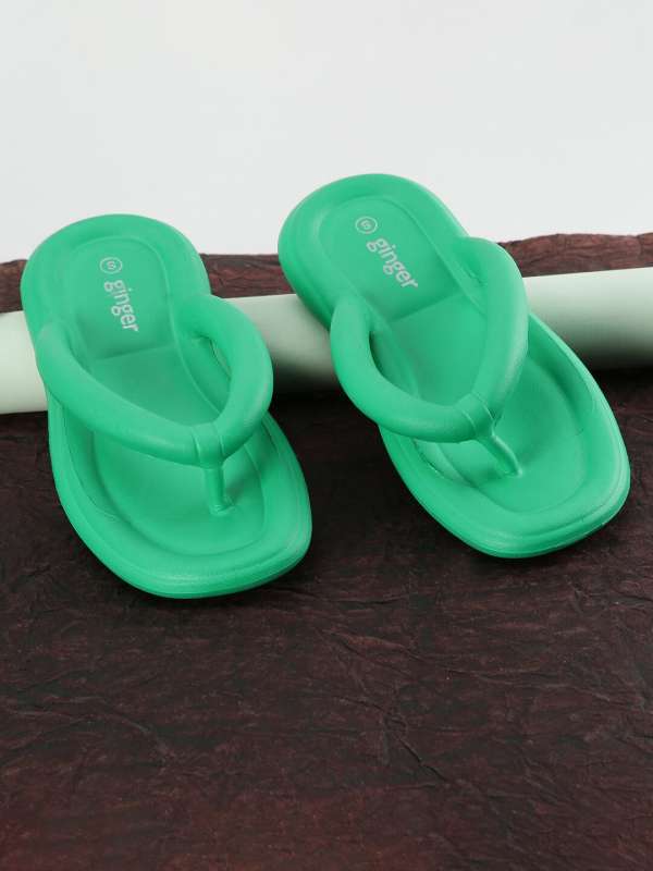 Women Green Flip-Flops