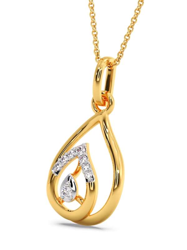 Diamond pendant kalyan jewellers discount