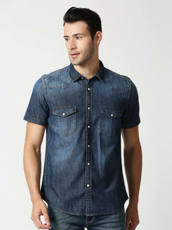 Puma store denim shirt