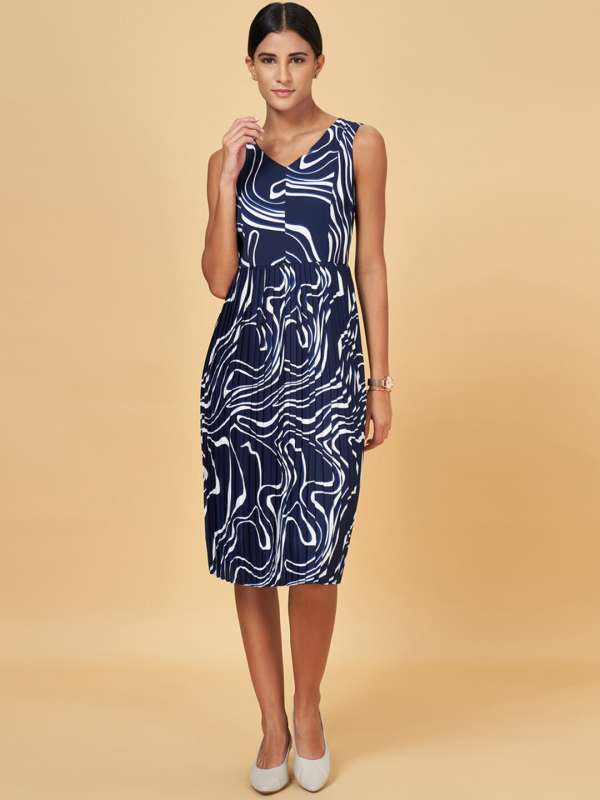 Annabelle By Pantaloons Blue Dresses Buy Annabelle By Pantaloons