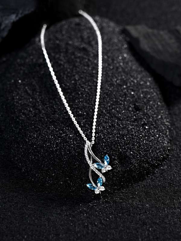 Silver Pendant Buy Silver Pendants Online in India Myntra