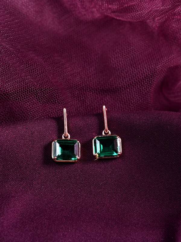Silver Earrings Buy Silver Earrings Online in India Myntra