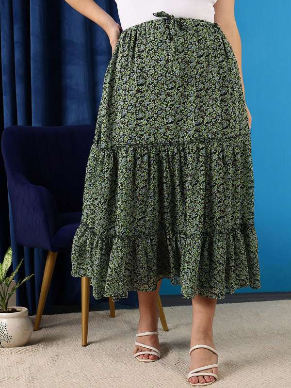 Floral maxi skirt online india outlet