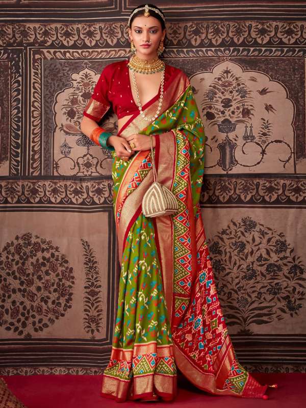 Myntra crepe store silk sarees